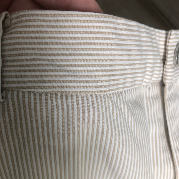 Ralph Lauren pinstriped shorts size 10 - Picture 3 of 6
